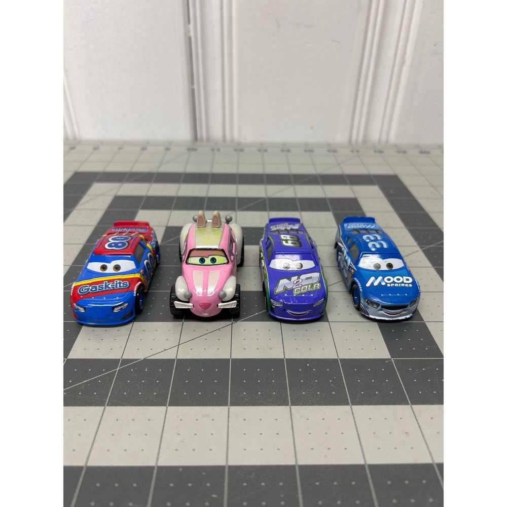 Disney Pixar Cars Diecast Racing Vehicle Easter Buggy Dud Parker Rev Lot of 4